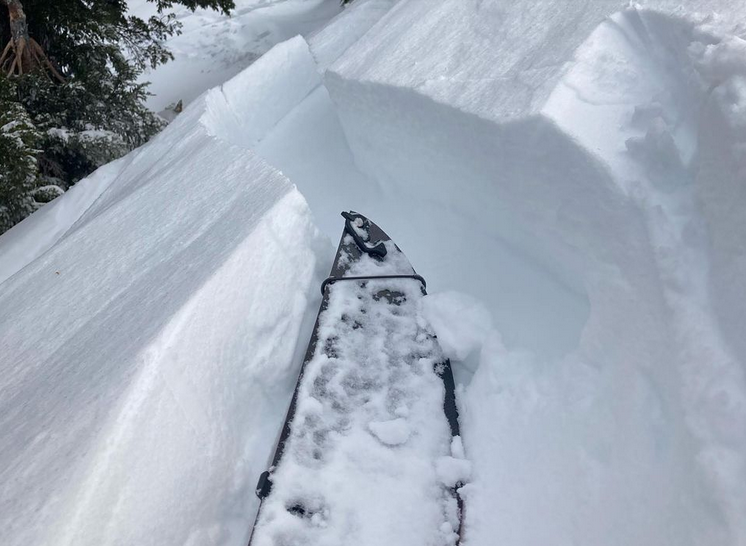Tahoe avalanches triggered by people after a big storm.