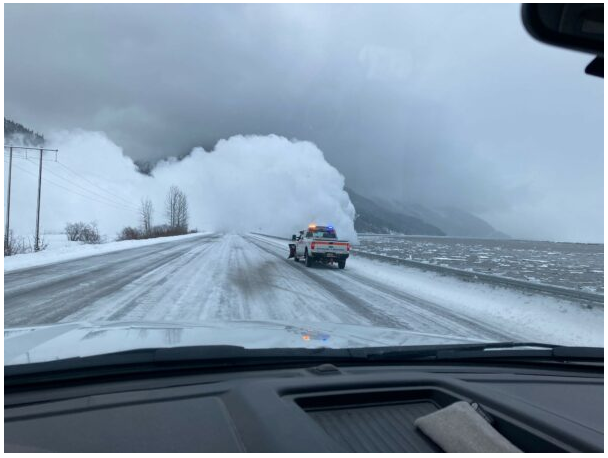 Seward Highway Avalanche