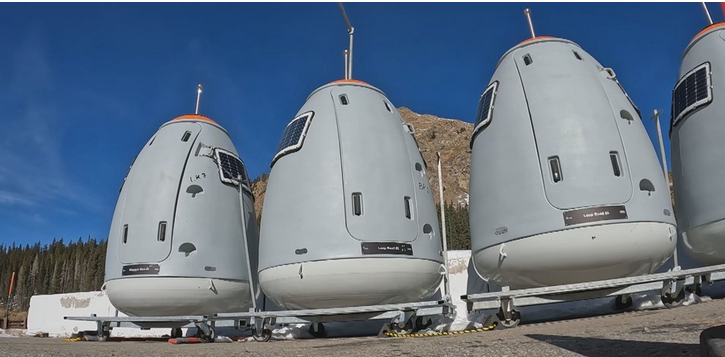 Avalanche mitigation spaceships in Colorado