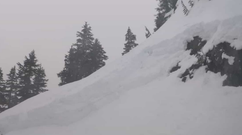 Inbounds Avalanche at Eaglecrest 
